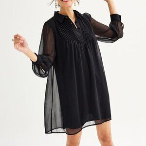 Nine West Swing Pintuck Dress
